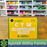 CTM 12TABLET/STRIP/BOX ALLERGY MEDICINE