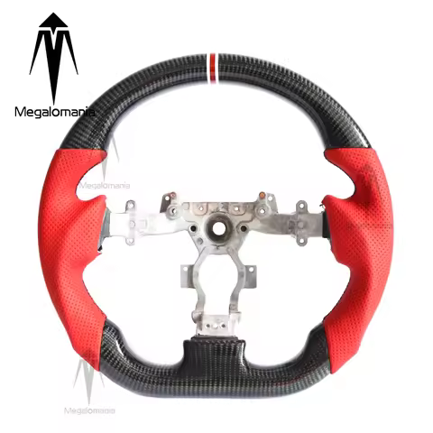 Customize Forged Carbon Fiber Alcantara Steering Wheel For Nissan GTR R35 370Z Z34 350Z Patrol Armad