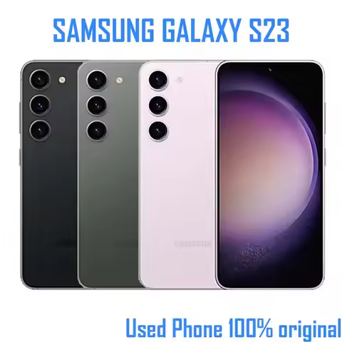Samsung Galaxy S23 S911U1 5G Original 6.1" 8GB RAM 128GB ROM NFC 8K Video Snapdragon 8 Gen 2 Octa Co