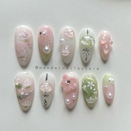[WONDERNAIL] Fiorelle Set - PRESS ON NAILS/PRESS ON NAIL/ FAKE NAILS /FAKE NAIL FAKE NAIL/ PRESS ON 