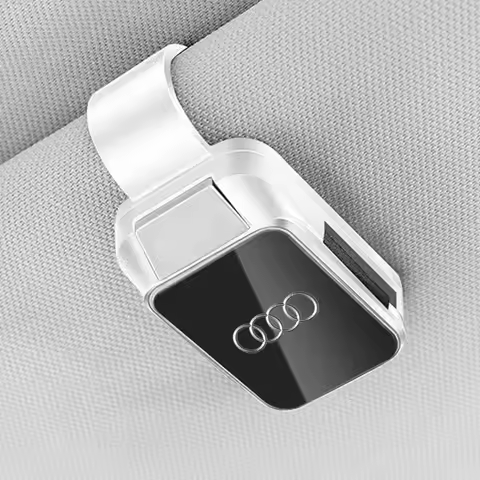 Car Glasses Clip Sun Visor Sunglasses Card Box for Audi Quattro S line A3 A4 A6 A5 Q5 A1 Q7 Q3 Q2 Q8