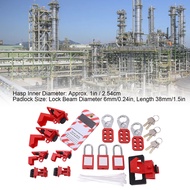 Lockout Tagout Kit Storage Bag Safety Padlock Loto Tag High Strength Durable for Industrial Use