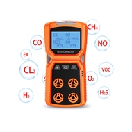 High quality AIKESI ADKS-4 O2 CO H2S Ex Multi Gas Test Monitor Methane Propane Plug-In Portable  Gas