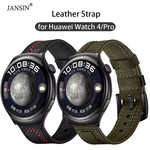 Leather Strap for Huawei Watch 4 Pro Band Wristband for Huawei Watch 4 Pro Strap WatchBand Correa Re
