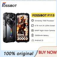 FOSSiBOT F113 5G Rugged Smartphone  Android 15 6.78" 36GB+256GB 20000mAh 33W 108MP Camping Light NFC