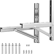 Mini Split Wall Mounting Bracket, Mini Split Wall Bracket, Up to 220 kg/485 lbs, Heavy Duty 304 Stai