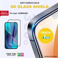 HITAM Premium Tempered Glass SAMSUNG A01 A02 A03 CORE A04E A05S A06 A1K A10S A13 A14 A15 A25 A30 A35