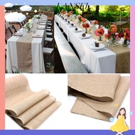 LA Table Runner Party Decoration Burlap Hessian Natural Jute Burlap Chair Sashes