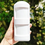 2pcs Luaran Berkualiti Super Ip65 Berwayar Dual Pir+mw Penggera Pir Sensor Anti-masking, Sudut Lebar