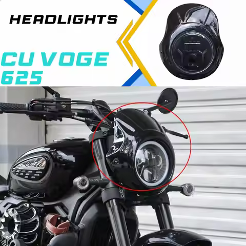 Motorcycle headlight modification cover, headlight assembly, LED headlight, front light for VOGE CU6