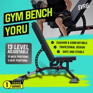 SVRG. Gym Bench Yoru – Adjustable Gym Bench - Weightlifting Bench