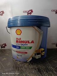 Shell Rimula Light Duty LD5 Low Ash Synthetic Technology SAE 10W-40 for Gasoline and Diesel Engine O