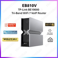 【SG SELLER】TP-Link EB810V BE19000 Tri-Band WiFi 7 VoIP Router