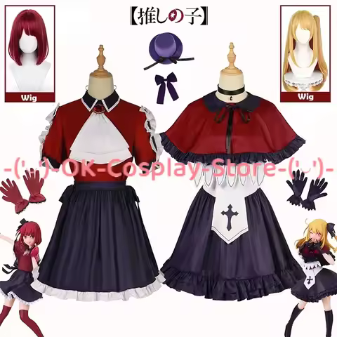 Ruby Hoshino Kana Arima Cosplay Costume Oshi No Ko Anime Wig Hairpin Uniform Cheongsam Ancient Style