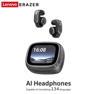 Lenovo ERAZER XF28 AI แปลภาษาแบบเรียลไทม์ จอแสดงผล LED หูฟังแปลภาษา แปลภาษาได้ 150 ภาษา bluetooth 6