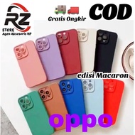 PRO camera MACARON case OPPO A1K A11K A3S A5S A12 A7 A5 A9 2020 A54 A57 2022 A59 A15 A15S A16K A16E A17 A17K A37 A37F NEO 9 A83 A52 A53 A33 A92 A72 A55 A74 A95 4G A76 A96 4G 5G matte casing silikon