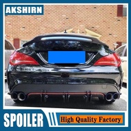 For Mercedes Cla Spoiler Cla45 W117 C117 Carbon Fiber Rear Trunk Wings Spoiler Cla 200 250 260 Rennt