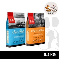 Orijen Cat & Kitten/ Orijen 6 Fish Six Fish Cat Food Cat Dry Food/ Makanan Kucing 5.4kg