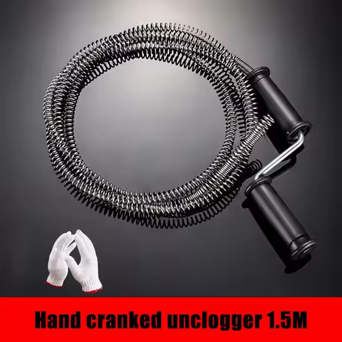 Drain Cleaner Augers Spring 1.5M,3M,5M for Household Kitchen Bathroom Toilet Plumber Plumbing Snake 