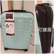 清尾貨‼️超值綠色美國品牌IFLY 20吋 行李箱 可登機 可廣展|USA brand IFLY 20 Luggage, Extendable [拉杆箱 行李箱 喼 拉喼 旅行箱 旅行喼 行李 手拉車