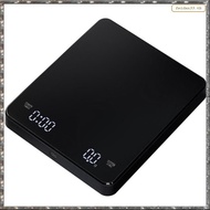 [L W H Y] Digital Kitchen Scale with Timer ABS 3 Units Rechargeable Portable Coffee Scale 3Kg/0.1G H