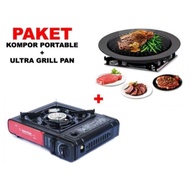 Termurah!!! Paket BBQ Kompor Portable &amp; Grill Pan