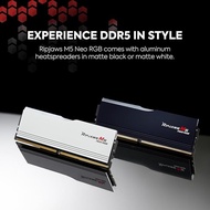 G.SKILL Ripjaws M5 Neo RGB Series (AMD Expo) DDR5 RAM 32GB (2x16GB) 6000MT/s CL36-48-48-96 1.25V Des