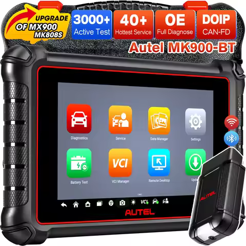 Autel MaxiCOM MK900BT Automotive Scanner All System Diagnostic Tool CANFD/DoIP Bluetooth OBD2 Scanne