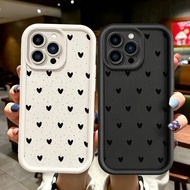 Black Love Heart Phone Casing For Infinix ITEL RS4 A70 80 90 P55 Smart 20 6 7 Note 40s TECNO Pova 6 