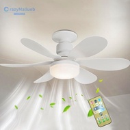 {IN-STOCK} E26/27 Socket Fan LED Light Ceiling Fans with Lights 40W/30W for Bedroom Kitchen [CrazyMallueb.sg]