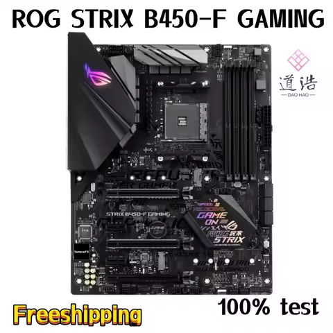 For ROG STRIX B450-F GAMING Motherboard 128GB PCI-E3.0 M.2 Socket AM4 DDR4 ATX B450 Mainboard 100% T
