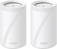TP-Link Deco BE65(2-pack), BE9300 Mbps, 4 × 2.5 Gbps Ports, 320 MHz Channels, Works on a 6 GHz Band,