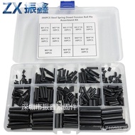 Black 52.565/42// 6 Open Pin/U-Shaped/Elastic Cylindrical Pin M1.5/390PCS3 Set Manganese Steel #EQQR