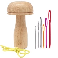 Darning Mushroom Lovely Wooden Mushroom Darner for Socks Speedweve Darning Tool for Sewing Darning N