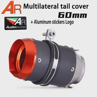 AR Modified universal exhaust pipe For Z900 Z1000 ninja400 CBR500 R6 zx6r motorcycle exhaust muffler