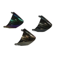 Visor 600, Visor For Nova Helmet , Panjang Dan Tajam (Black , Silver And Rainbow.)