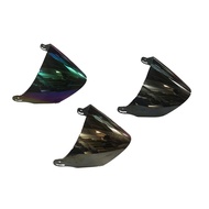 Visor 600, Visor For Nova Helmet , Panjang Dan Tajam (Black , Silver And Rainbow.)