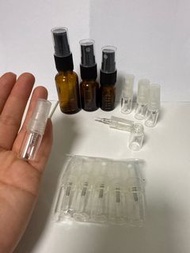 迷你 超細 噴霧瓶 玻璃樽 行理 旅行 輕型 香水 蚊怕水 便攜