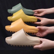 YEEZY Indoor comfortable soft slippers Men women Non-slip bathroom home shoes Flat EVA Thick sole Sl