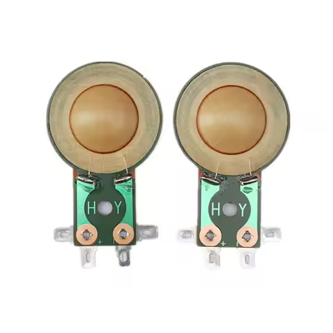 2PC HiFi Tweeter Speaker Diaphragm Repair Kit 1 inch Voice Coil 8 Ohm Resin For Home Theater Profess