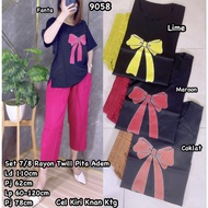 9058 Set 7p8 Rayon Twill Ribbon Cool 160,000 .