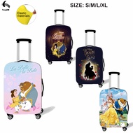 Beauty and the Beast Trolley Case Scratch-Resistant Protective Cover Luggage Protective Cover Elastic Luggage Cover Luggage Cover Protective Cover