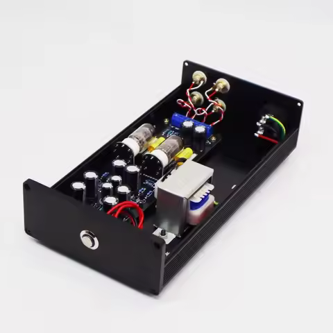 Upgraded version TUBE-02 Music fax 6j1 vacuum tube stereo Audio buffer preamplifier For audio amplif