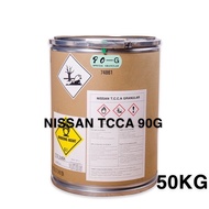 Chlorine NISSAN TCCA 90G 50KG (Japan) Trichloroisocyanuric Acid (Pool Chlorine)