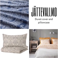 IKEA JÄTTEVALLMO Duvet / quilt cover and pillowcase