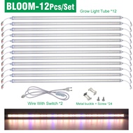 AC85-226V Full Spectrum Grow Light T8 หลอดไฟพืช Waterproof 12PCS หลอดไฟเสริมแสงสำหรับพืช VEG & BLOOM
