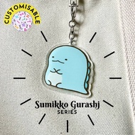 🇸🇬 Sumikko Gurashi Series Handmade Custom / Personalised Keychain Name Acrylic Charm Doll Key Ring