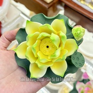 Hoa Sen Sứ Kèm Nụ Thả Bát Nước Minh Đường Tụ ThủyThả Bát Nước Minh Đường Tụ Thủy Hoa Sen Sứ Bát Tràn