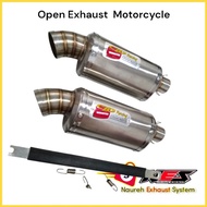 Muffler open exhaust motorcycle/Tube only/