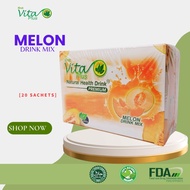 FIRST VITA PLUS MELON DRINK MIX NATURAL HEALTH DRINK(20 Sachets) Vitamin